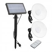 POWERMASTER XF-707-2 KUMANDALI SOLARLI 2 LAMBALI PROJEKTÖR - 1