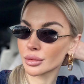 Bayan Güneş Gözlüğü 2024 F Model Siyah Renk Yeni Sezon UV Korumalı + Saklama Kap Hediyeli thumbnail 7