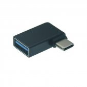 Type C 3.1 To Usb 3.0 Şarj 90 Dirsek Köşe Çevirici Dönüştürücü Adaptör - 1