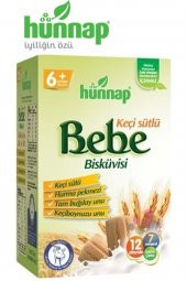 Hünnap Keçi Sütlü Bebe Bisküvisi 400gr 4'lü Set - 3