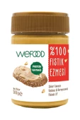 Wefood Şekersiz Sade %100 Fıstık Ezmesi 300 gr (Fıstık Parçacıklı). - 1