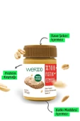 Wefood Şekersiz Sade %100 Fıstık Ezmesi 300 gr (Fıstık Parçacıklı). - 2