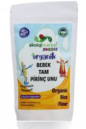 Ekoloji Market Organik Bebek Tam Pirinç Unu Glutensiz 250 gr - 1