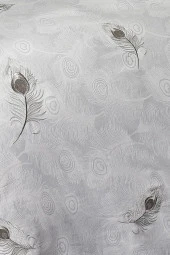 Nakışlı %100 Pamuk Saten Nevresim Takımı Carmen Çift Kişilik 6 Parça - 5