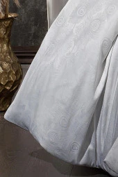 Nakışlı %100 Pamuk Saten Nevresim Takımı Carmen Çift Kişilik 6 Parça - 6