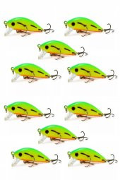 10 Adet 5 Gr.5cm sahte Yem Lures Turna Levrek Alabalık Rapala LüferAilesi JigYemYem - 1