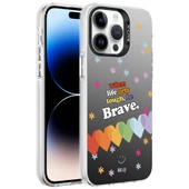 Apple iPhone 14 Pro Max Kılıf Desenli Zore Silver Sert Kılıf thumbnail 3