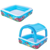 Bestway Üstü Çıkarılabilir UV Korumalı Şişme Çocuk Havuzu (147x147x122cm)- 52192 - 7