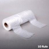 Şeffaf Market Rulo Torba Poşet - Hışır Atlet Poşet - Büyük Boy - 200 Adetlik 10 Rulo thumbnail 2