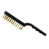 Plastik Saplı Tel Fırça Kir Pas Mangal Barbekü Izgara Çok Amaçlı Temizleme Fırçası No 4 thumbnail 5