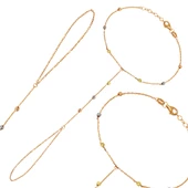 Şahmeran Dorika Altın Bileklik Rose Zincirli 14 Ayar thumbnail 1