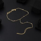 Renkli Dorika Toplu 14 Ayar Şahmeran Altın Bileklik thumbnail 4