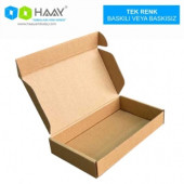 HAAY AMBALAJ 18x10x3cm Kilitli Kutu - Kraft ( 10 ADET) - 1