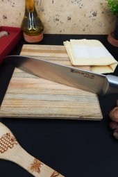 CASTLE KITCHEN Durable Serisi Mutfak Bıçak Seti Şef Bıçağı Et Ekmek Sebze Doğrama Bıçağı ( Xll ) - 5