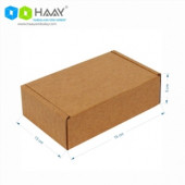 HAAY AMBALAJ 15x13x5 Cm Kraft Kapaklı Kilitli Kutu ( 10 ADET) - 1