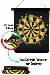 6 Oklu Mıknatıslı Dart Seti Çift Yönlü Manyetik Duvara Zarar Vermeyen Dart Oyunu - 2