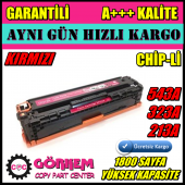 Hp Cp1215 Muadil Toner Kırmızı (Cb543A) - 1