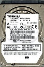 Toshiba mk5055gsx Disco Duro de 500 GB 5400RPM SATA NOTEBOOK HDD - 1