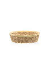 The Mia SPT0063 Hasır Oval Sepet 30x22x8 CM - 1