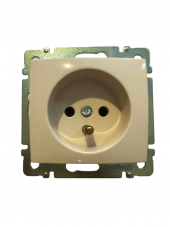 Legrand Valena 774398 Topraklı Priz Krem (Bej) (Çerçeve Dahil) - 1