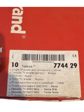 Legrand Valena 774429 TV Priz Yıldız Bağlantı 2400 Mhz Beyaz (Çerçeve Dahil) - 2