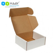 HAAY AMBALAJ 12x10x4,5cm Kilitli Kutu - Beyaz ( 10 ADET) - 1