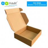 HAAY AMBALAJ 12x10x3cm Kilitli Kutu - Kraft ( 15 ADET) - 3