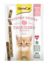 GimCat Sticks Kitten Hindili Kalsiyum İlaveli Yavru Kedi Ödül Maması 3lü 9 Gr - 1