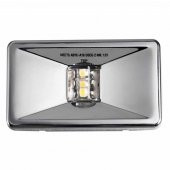 Dikdörtgen Kıç Feneri, Krom Kapaklı, Led 12V - 1