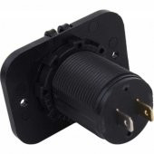 Su Geçirmez Kapaklı Çiftli USB Şarj Çakmak Soketi 12-24V - 2