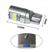 T10 dekoratif led ampul beyaz 12v canbus / LAAM954 - 2