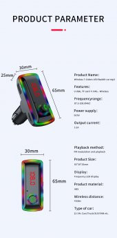 Multimedia araç kit type-c uzun model / ICCA107 thumbnail 5