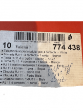 Legrand Valena 774438 RJ11 Tekli Telefon Prizi Beyaz (Çerçeve Dahil) - 3