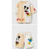 livaliva 1810 %100 Pamuklu Erkek Çocuk Baskılı Şort Takım thumbnail 15