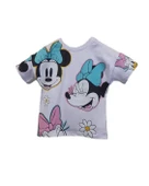 livaliva 3460 %100 Pamuklu Kız Çocuk Baskılı Şort Takım thumbnail 4