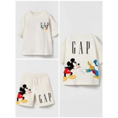 livaliva 7305 %100 Pamuklu Erkek Çocuk Baskılı Şort Takım thumbnail 6