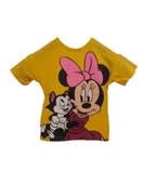 livaliva 3374 %100 Pamuklu Kız Çocuk Baskılı Şort Takım thumbnail 3