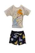 livaliva 4151 %100 Pamuklu Kız Çocuk Baskılı Şort Takım thumbnail 2