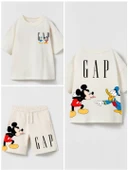 livaliva 7305 %100 Pamuklu Erkek Çocuk Baskılı Şort Takım thumbnail 5