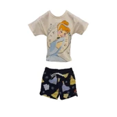 livaliva 4151 %100 Pamuklu Kız Çocuk Baskılı Şort Takım thumbnail 5