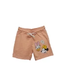 livaliva 3460 %100 Pamuklu Kız Çocuk Baskılı Şort Takım thumbnail 3