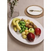 The Mia GRD0003 Grande Servis Tabağı Beyaz 41x31 Cm - 3