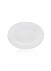 The Mia GRD0004 Grande Servis Tabağı Beyaz 50x37 Cm - 2
