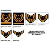 Jandarma Harici Astsubay Rütbeleri Siyah Renk (536150773) - 1