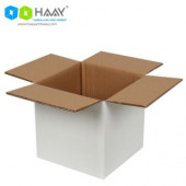 HAAY AMBALAJ 20x20x20cm Çift Oluklu Beyaz Koli  ( 2 ADET) - 3