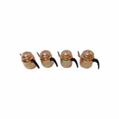 SAFİR Bakır kahveci demliği 4 adet bakır kahveci demliği A++ SAFİR ÇAY KAZANLARI - 2