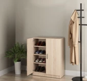 Alesta Life 2 Kapaklı 4 Raflı Ayakkabılık Sonomo - 1