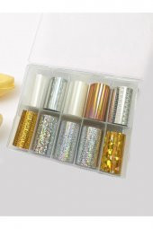 Fontenay Tırnak Süsleme Folyo, Nail Art Tırnak Süsleme Folyo Seti 10lu No:2174 - 1