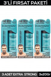 FONTENAY SAÇ ŞEKİLLENDİRİCİ PUDRA TOZ WAX MAT EFFECT MAVI 20GR X3 - 1