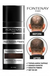 Fontenay Saç Dolgunlaştırıcı Keratin Fibers Koyu Kahve Topik Saç Tozu 50gr X2 - 2